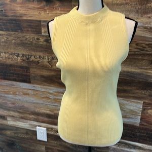 White House Black Market Lemon top